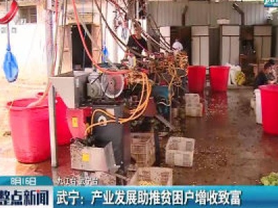 武宁：产业发展助推贫困户增收致富
