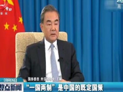 王毅：粗暴干涉香港事务才是破坏“一国两制”