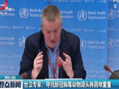 世卫专家：寻找新冠病毒动物源头将困难重重