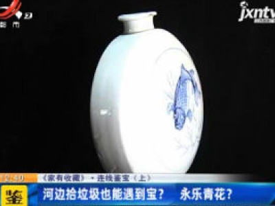 【《家有收藏》·连线鉴宝】河边拾垃圾也能遇到宝？  永乐青花？