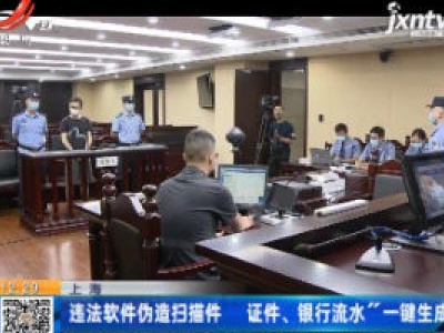 上海：违法软件伪造扫描件 证件、银行流水“一键生成”