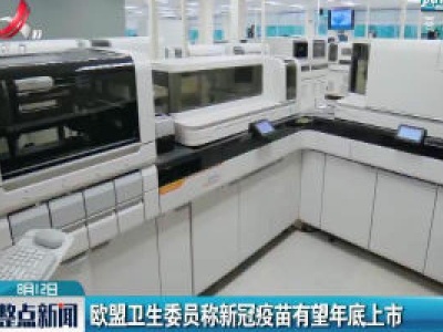 欧盟卫生委员称新冠疫苗有望2020年底上市