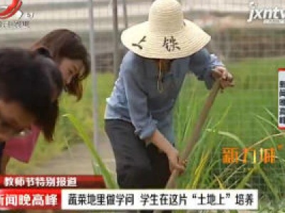 【教师节特别报道】南昌：蔬菜地里做学问 学生在这片“土地上”培养