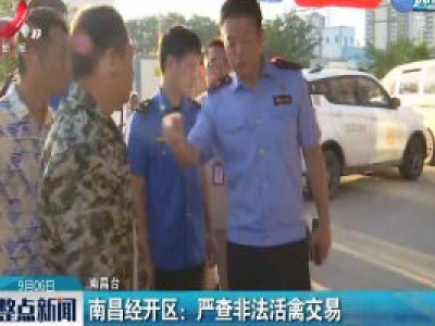南昌经开区：严查非法活禽交易