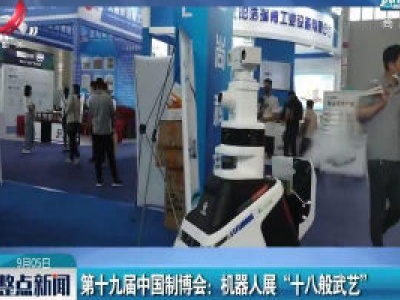 第十九届中国制博会：机器人展“十八般武艺”