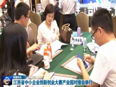 江西省中小企业创新创业大赛产业园对接会举行