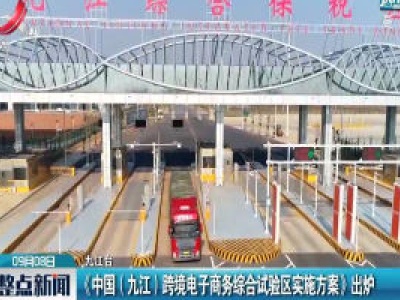 《中国(九江)跨境电子商务综合试验区实施方案》出炉