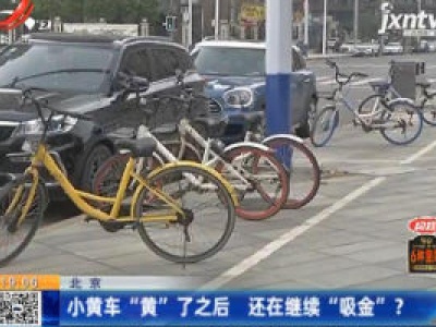 北京：小黄车“黄”了之后 还在继续“吸金”？