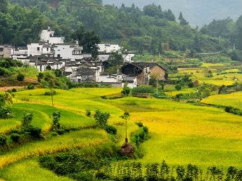 江西婺源：山村田园秋景如画