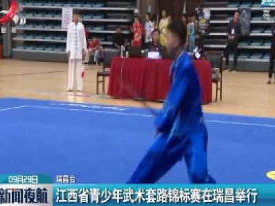 江西省青少年武术套路锦标赛在瑞昌举办