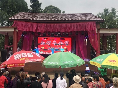 白圩乡举办“牛会节”文艺汇演活动