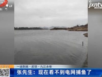 【一追到底·反馈·九江永修】张先生：现在看不到电网捕鱼了