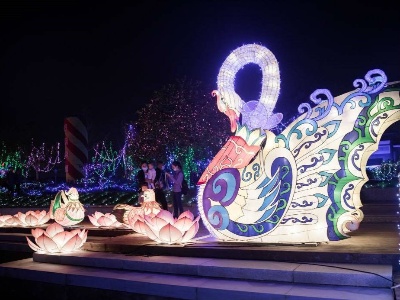 7D北极光之夜灯光艺术节在南昌青云谱正式启幕