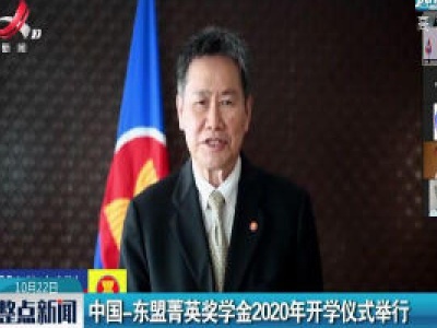 中国-东盟菁英奖学金2020年开学仪式举行