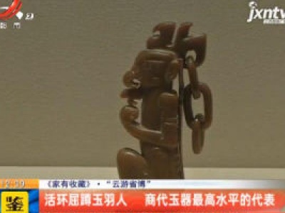 【《家有收藏》·“云游省博”】活环屈蹲玉羽人 商代玉器最高水平的代表