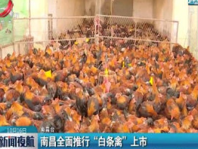 南昌全面推行“白条禽”上市