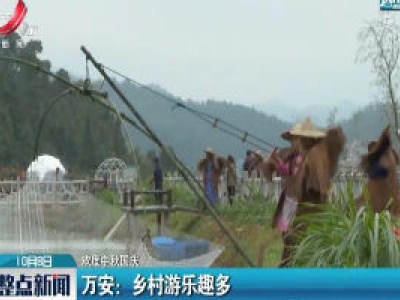 【欢度中秋国庆】万安：乡村游乐趣多