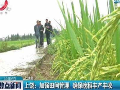 上饶：加强田间管理 确保晚稻丰产丰收