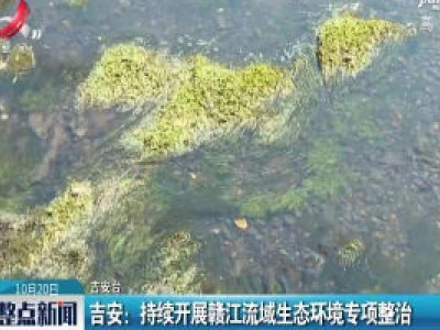 吉安：持续开展赣江流域生态环境专项整治