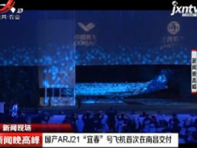 【新闻现场】国产ARJ21“宜春”号飞机首次在南昌交付