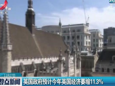 英国政府预计2020年英国经济萎缩11.3%