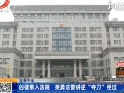 宜春丰城：凶徒窜入法院 英勇法警讲述“夺刀”经过