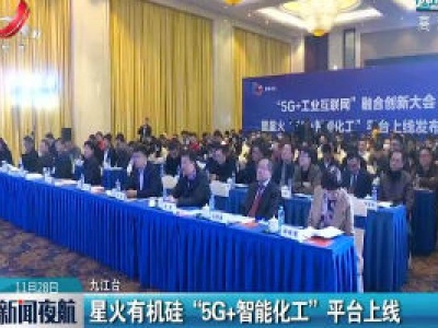 九江：星火有机硅“5G+智能化工”平台上线