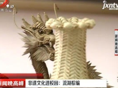 南昌·非遗文化进校园：流湖棕编