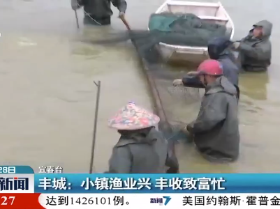 丰城：小镇渔业兴 丰收致富忙