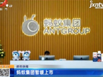 蚂蚁集团暂缓上市