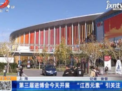 上海：第三届进博会11月5日开展 “江西元素”引关注