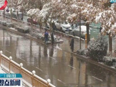 古城喀什迎来2020年冬天首场降雪