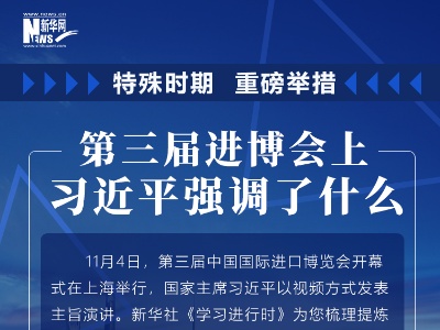 特殊时期 重磅举措！第三届进博会上习近平强调了什么