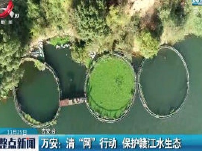 万安：清“网”行动 保护赣江水生态