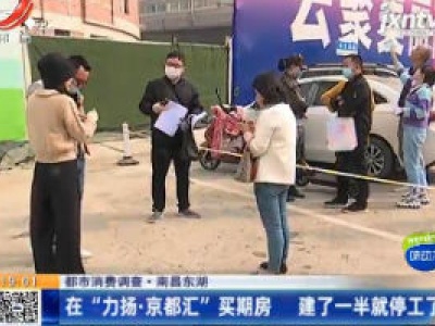 【都市消费调查】南昌东湖：在“力扬·京都汇”买期房 建了一半就停工了