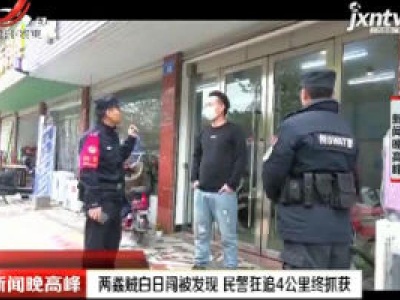 安徽：两蟊贼白日闯被发现 民警狂追4公里终抓获