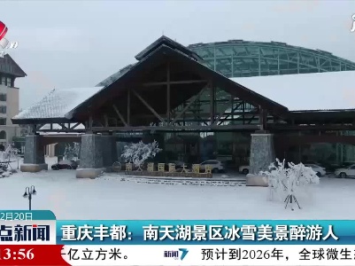 重庆丰都：南天湖景区冰雪美景醉游人