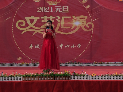 丰城市白土小学“迎新年”书画文艺展演精彩无限