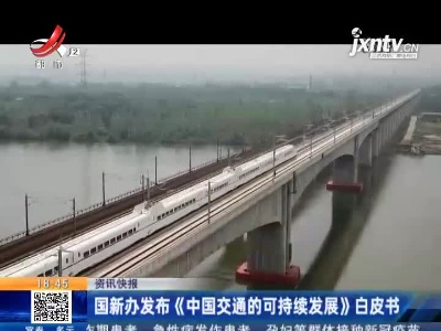 国新办发布《中国交通的可持续发展》白皮书
