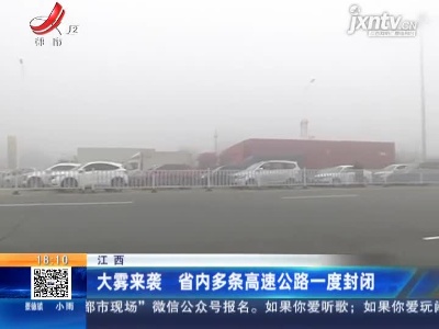 江西：大雾来袭 省内多条高速公路一度封闭