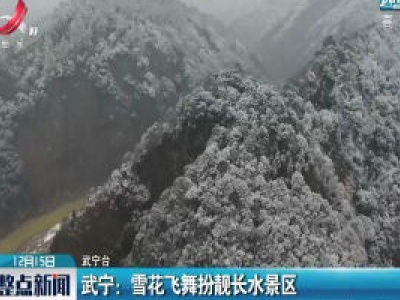 武宁：雪花飞舞扮靓长水景区