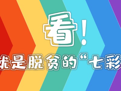看，这就是脱贫的“七彩色”