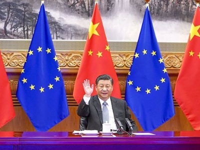 习近平同德国 法国 欧盟领导人举行视频会晤 中欧领导人共同宣布如期完成中欧投资协定谈判