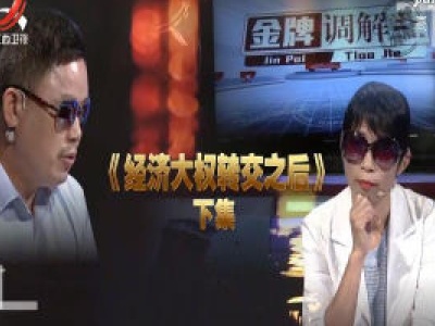 金牌调解20201212 经济大权转交之后（下）
