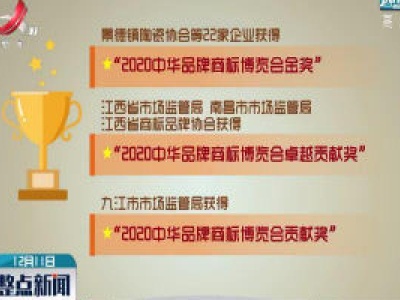 江西省22家企业荣获第十二届中国国际商标品牌节金奖