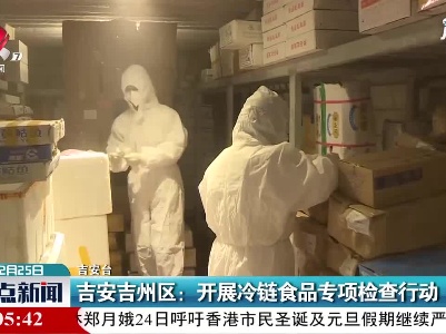 吉安吉州区：开展冷链食品专项检查行动