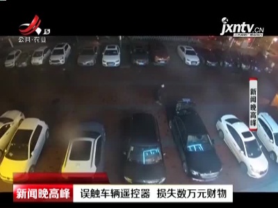 武汉：误触车辆遥控器 损失数万元财物
