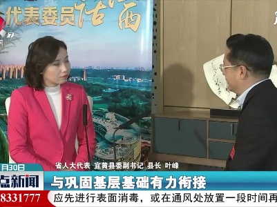 【代表委员话江西】叶峰：乡村振兴要做到“四个衔接”