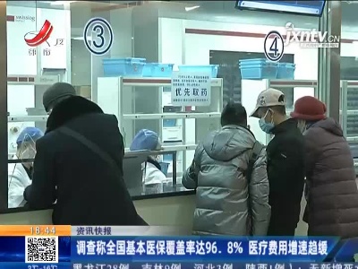 调查称全国基本医保覆盖率达96.8% 医疗费用增速趋缓