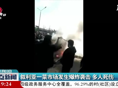 叙利亚一菜市场发生爆炸袭击 多人死伤